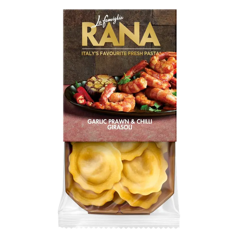La Famiglia Rana Garlic Prawn & Chilli Girasoli 250g