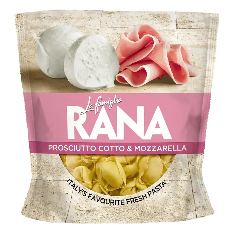 La Famiglia Rana Prosciutto Cotto & Mozzarella Fresh Tortelloni 250g