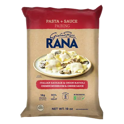 Ravioli Italian Sausage & Onion With Mushroom & Cheese Sauce 540 g