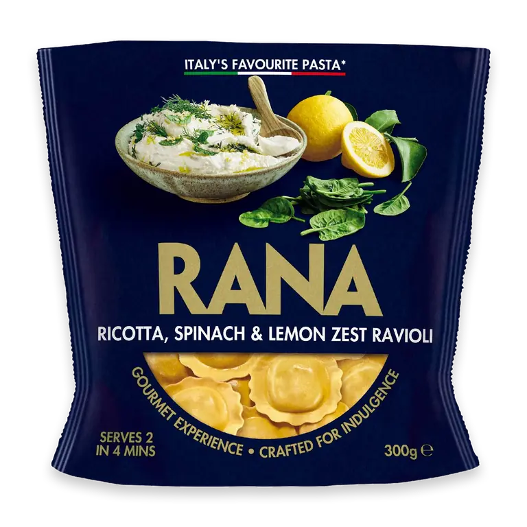 Ricotta Spinach & Lemon Zest Ravioli