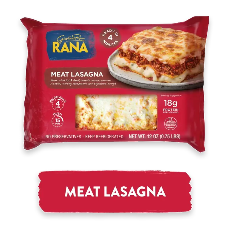 Single Serve Meat Lasagna