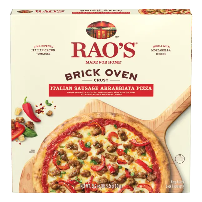 Brick Oven Crust Italian Sausage Arrabbiata Pizza Frozen