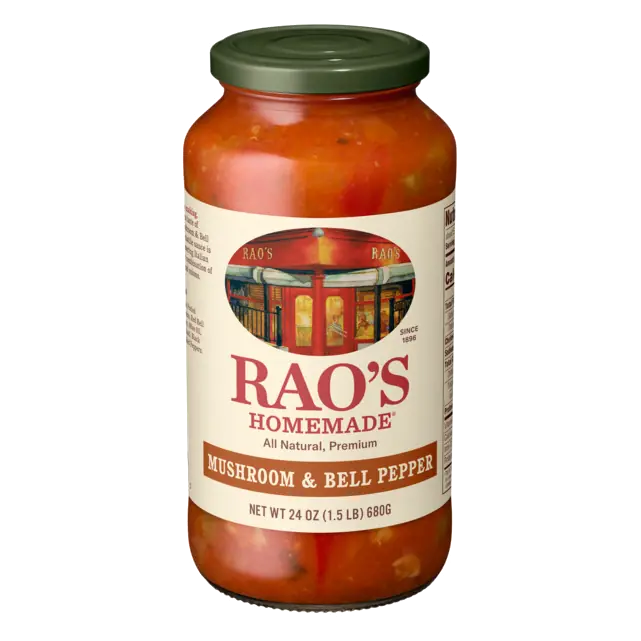 Homemade All Natural Mushroom & Bell Pepper Pasta Sauce