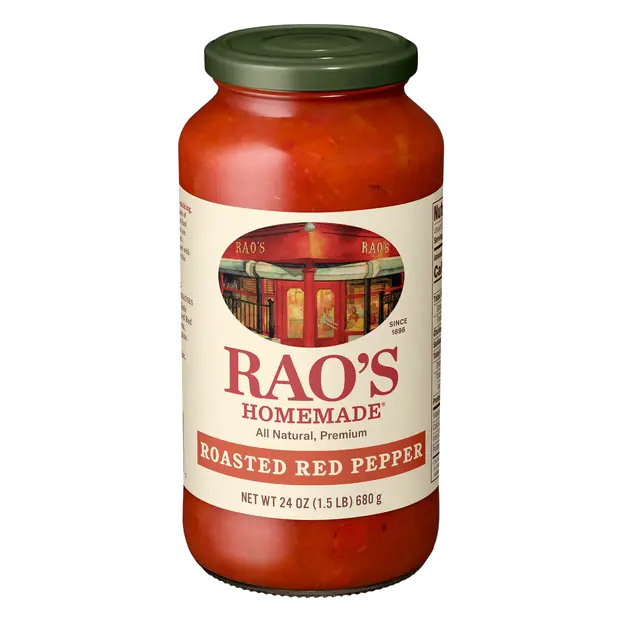 Homemade All Natural Roasted Red Pepper Pasta Sauce
