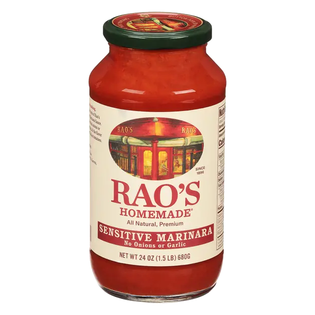 Homemade All Natural Sensitive Marinara Pasta Sauce
