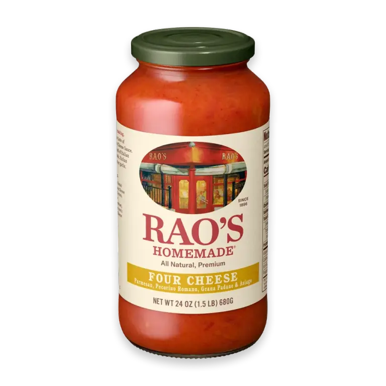Homemade Four Cheese Sauce Made With Italian Tomatoes