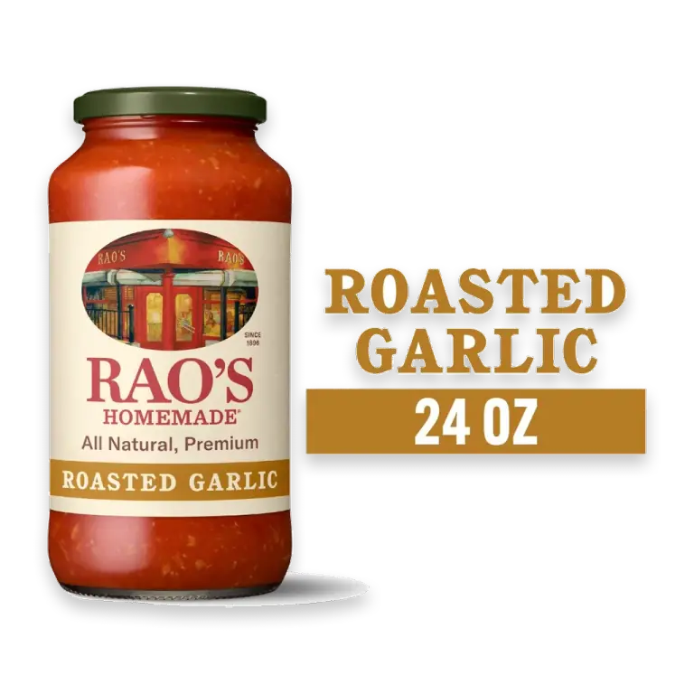 Homemade Roasted Garlic Sauce Made With Italian Tomatoes