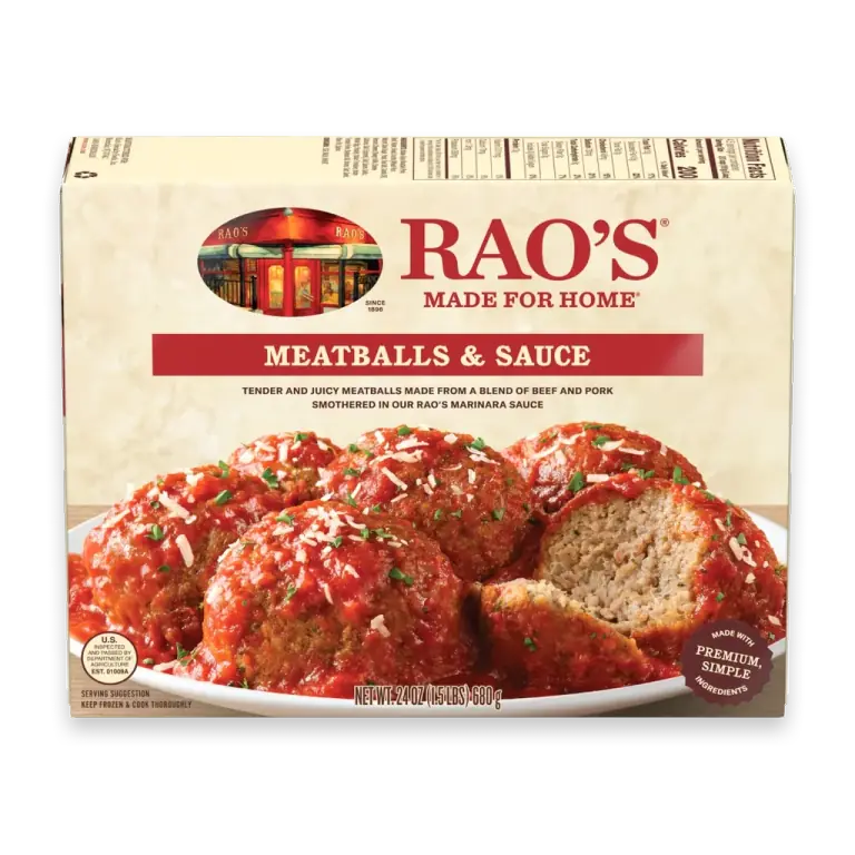 Made For Home Meatballs & Sauce Frozen Meal