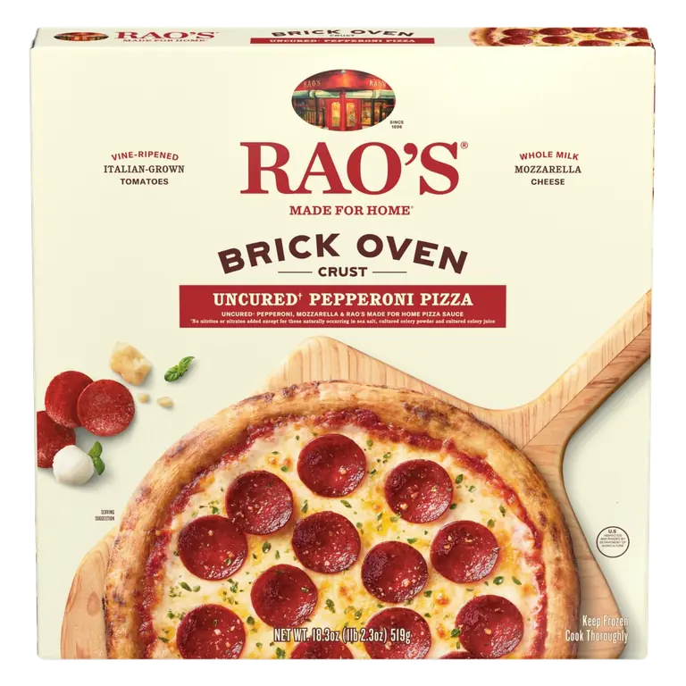 Uncured Pepperoni, Mozzarella & Rao's Homemade Brick Oven Crust Pizza Sauce