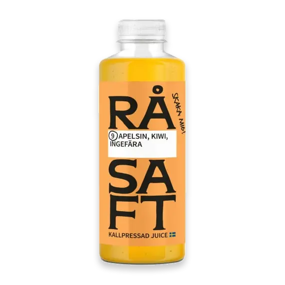 Apelsin Kiwi Ingefära Kallpressad Juice