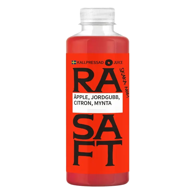 Juice Äpple Jordgubb Mynta 700ml