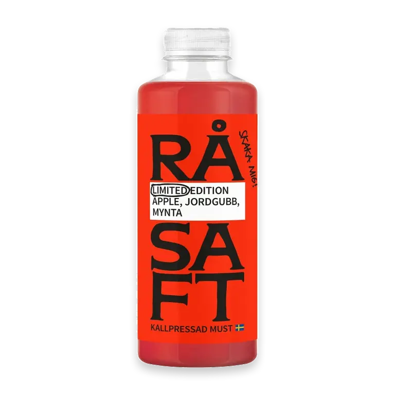 Juice Äpple Jordgubb Mynta LTD 700ml