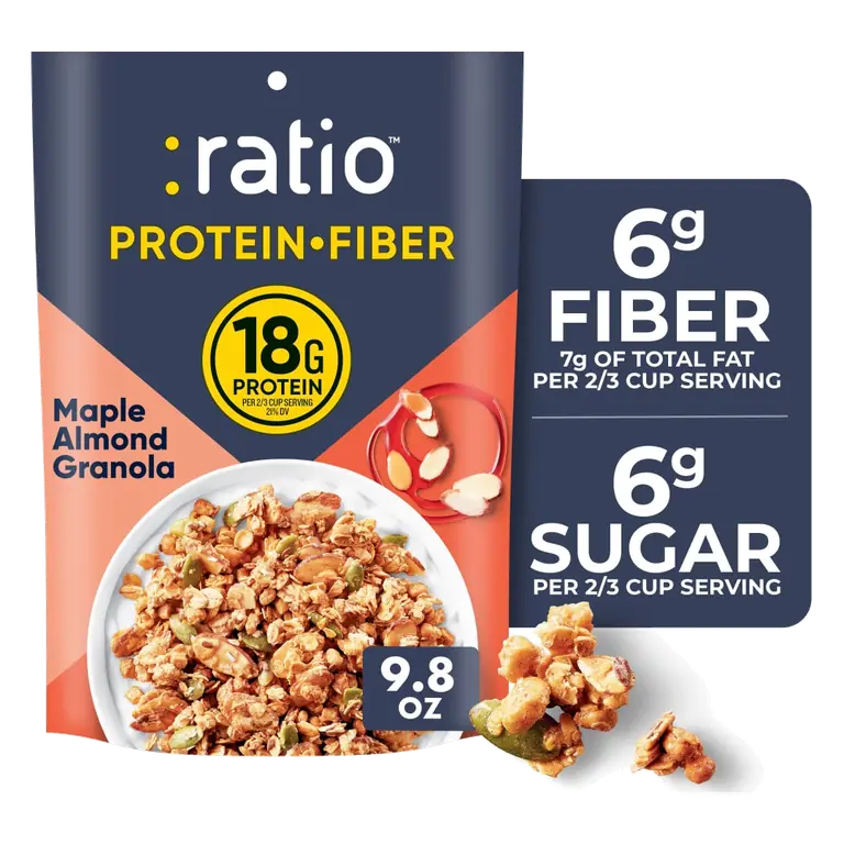 Protein Fiber Maple Almond Granola Cereal