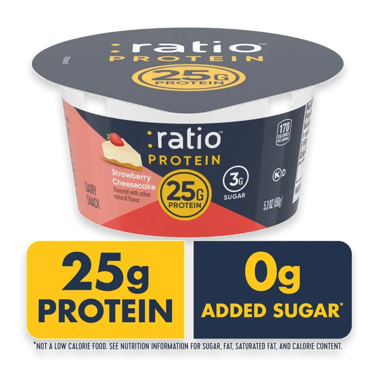 Protein Yogurt Cultured Dairy Snack, Strawberry Cheesecake, 25g Protein