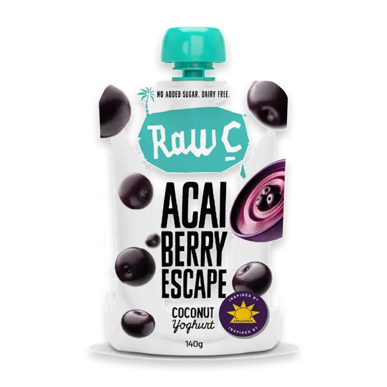 Coconut Yoghurt Pouch Amazonia Acai Berry Escape