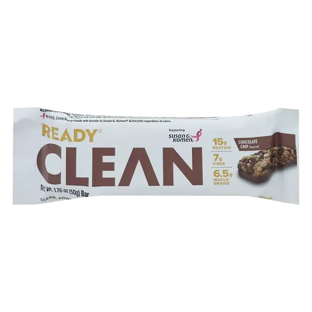 Bar, Chocolate Chip Flavored, Clean