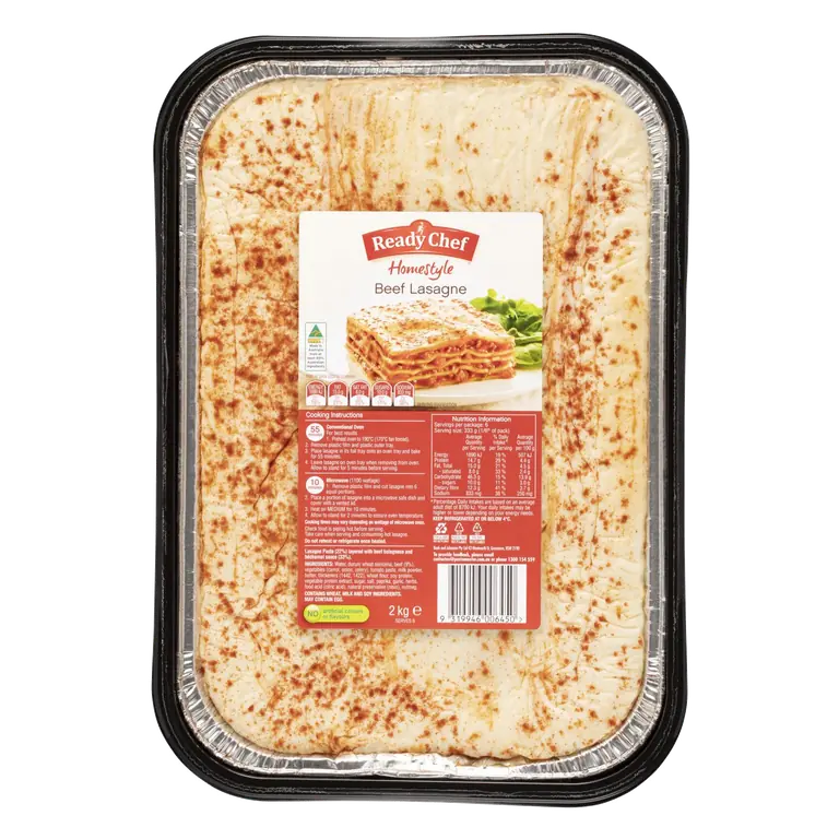 Homestyle Beef Lasagne