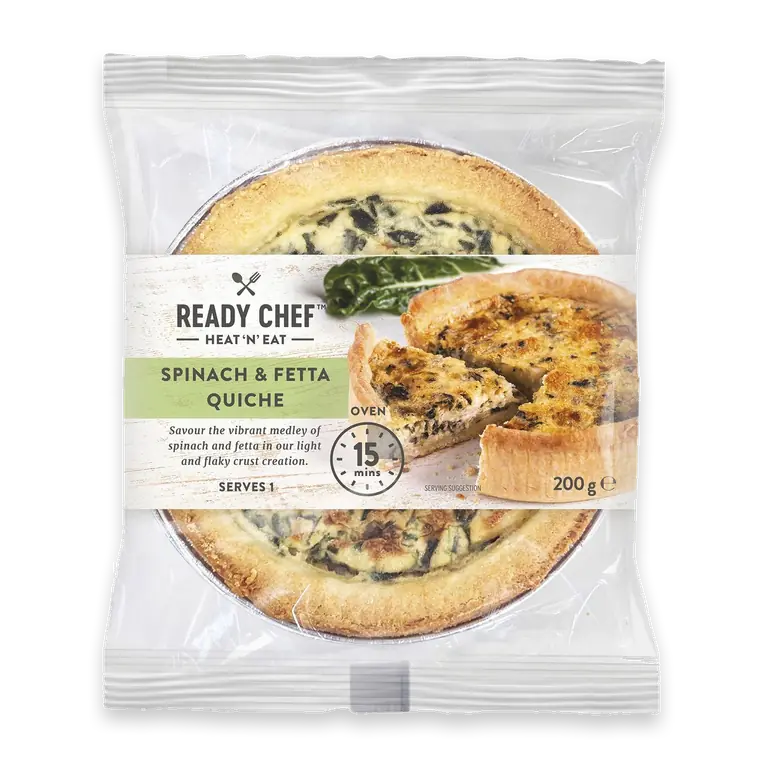 Spinach & Fetta Quiche