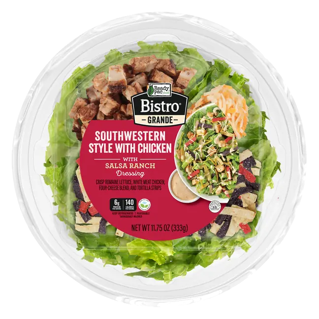 Bistro Grande Southwestern Style Salad w/Chicken & Salsa Ranch