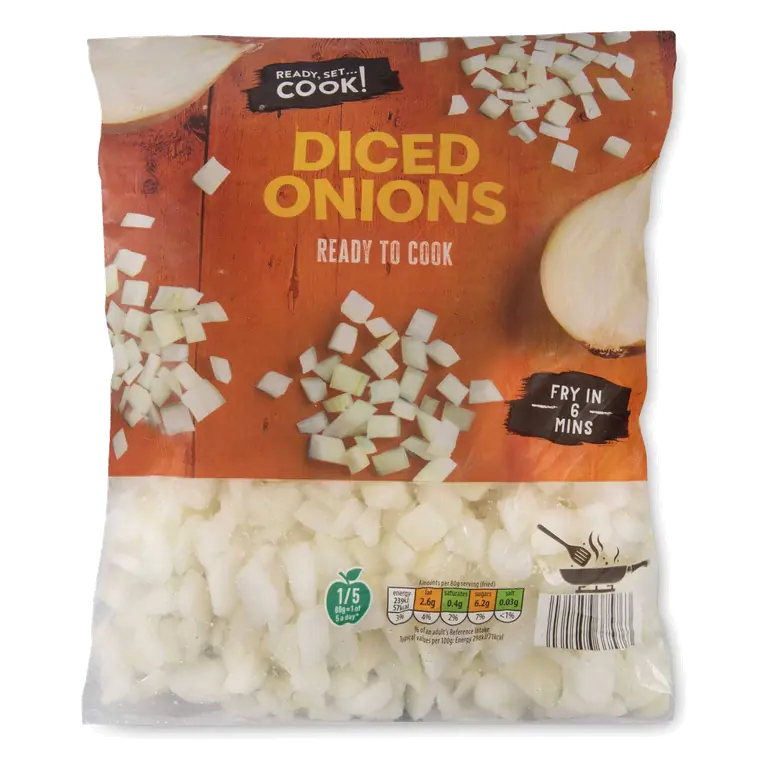 Diced White Onions