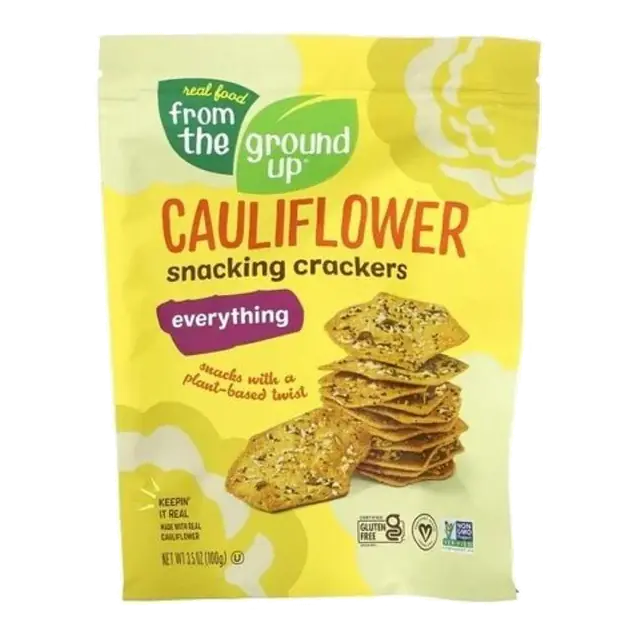 Everything Cauliflower Snacking Crackers