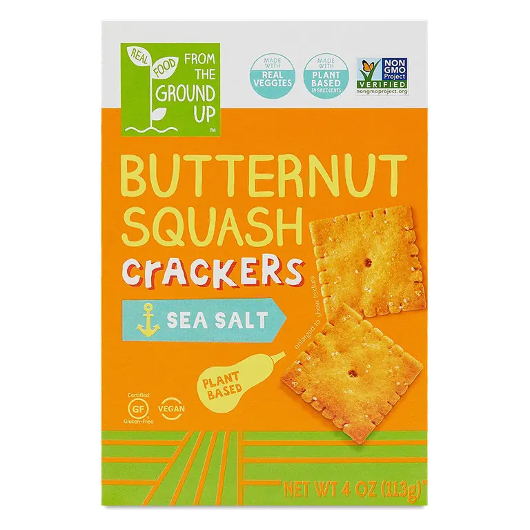 Sea Salt Butternut Squash Crackers