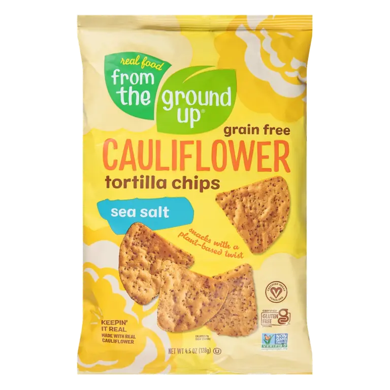 Sea Salt Cauliflower Tortilla Chips