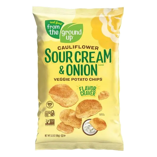 Sour Cream & Onion Cauliflower Potato Chips