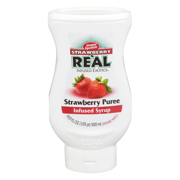 Simply Squeeze Strawberry Puree Infused Syrup
