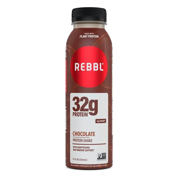REBBL Chocolate Protein Shake, 12 fl oz