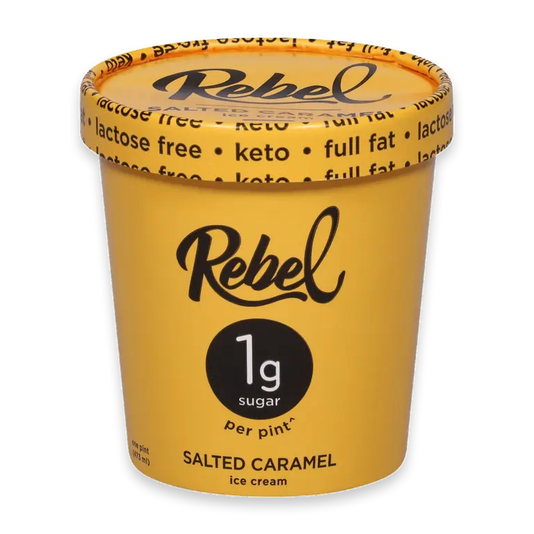 Keto Salted Caramel Ice Cream Pint
