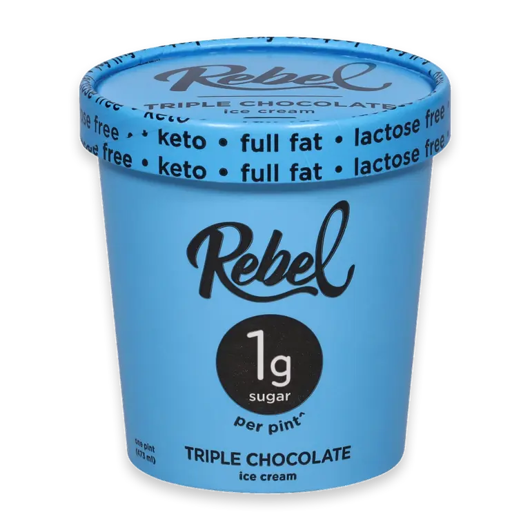 Keto Triple Chocolate Ice Cream Pint