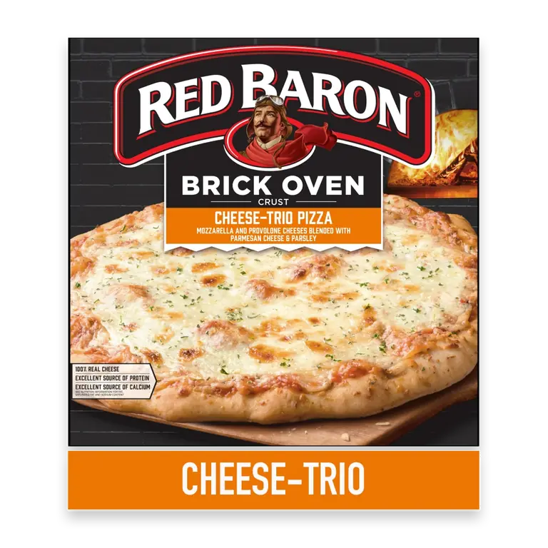 Cheese Trio Brick Oven Frozen Pizza