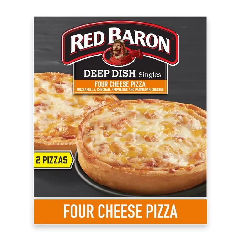 Four Cheese Deep Dish Personal Frozen Pizza