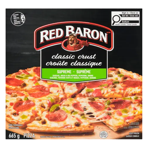 Frozen Pizza Classic Crust Supreme 665 g