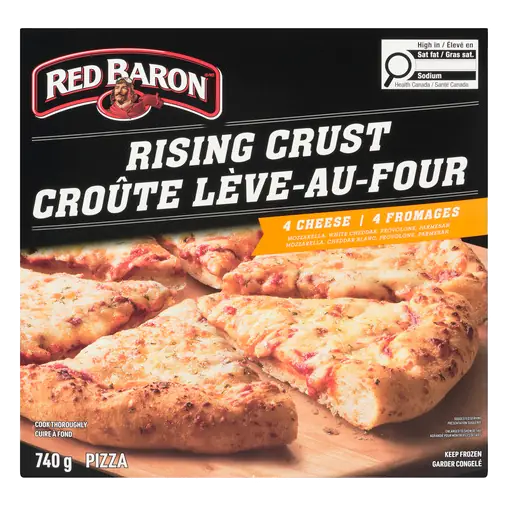 Frozen Pizza Rising Crust 4 Cheese 740 g