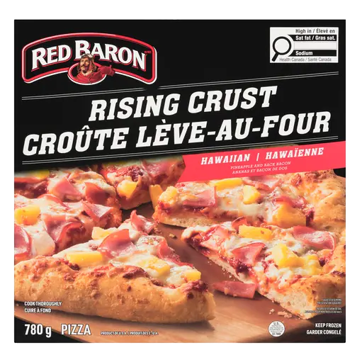 Frozen Pizza Rising Crust Hawaiian 780 g