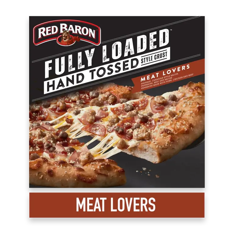 Fully Loaded Meat Lover's Hand Tossed Crust Frozen Pizza