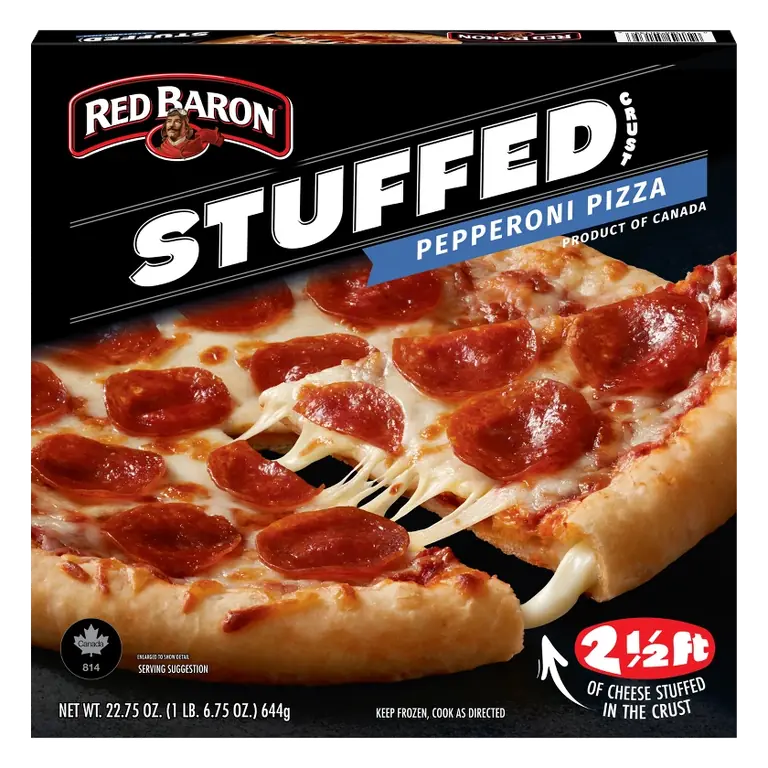 Red Baron Pepperoni Stuffed Crust Frozen Pizza, 22.75oz