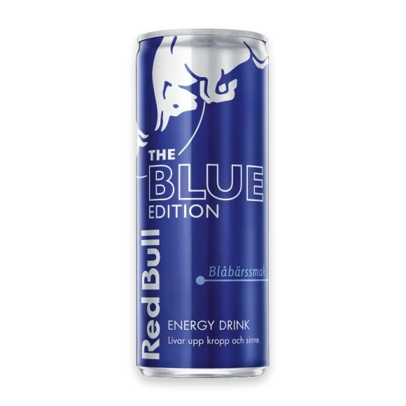 Red Bull Blue Edition Blåbärs Energidryck