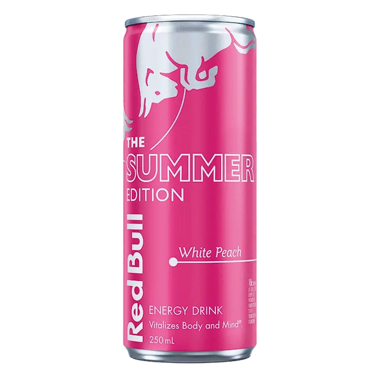 Energy Drink Summer White Peach Can