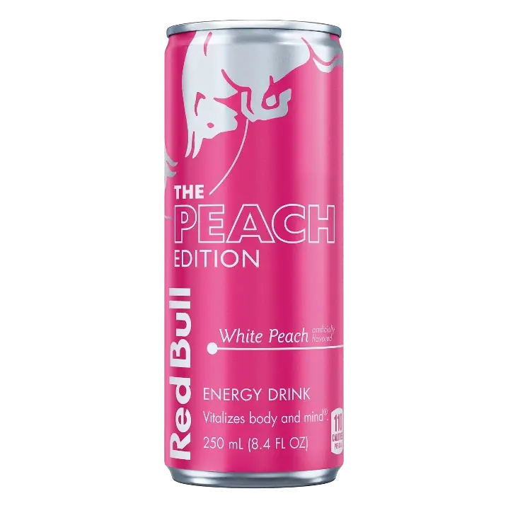 Red Bull Peach Edition Energy Drink - White Peach
