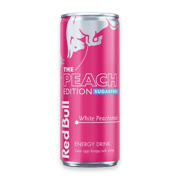 Red Bull Peach Edition Sugarfree Energidryck