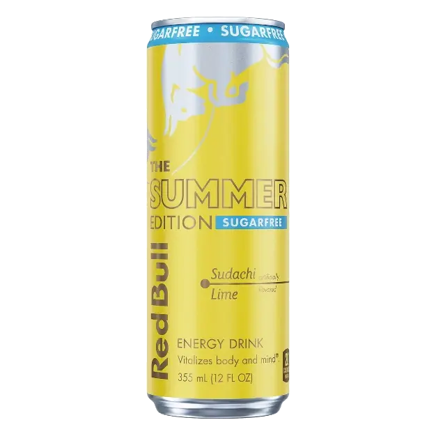 Red Bull Summer Edition Sugarfree Energy Drink - Sudachi Lime