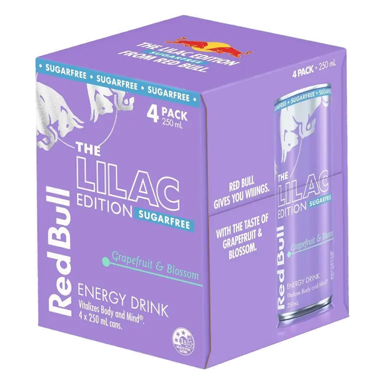 The Lilac Edition Sugar Free Energy Drink Cans