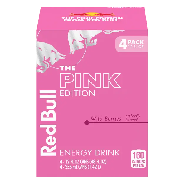 The Pink Edition Wild Berries Energy Drink - 4 pk