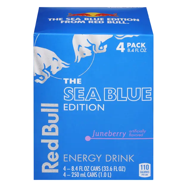 The Sea Blue Edition Juneberry Energy Drink - 4 pk
