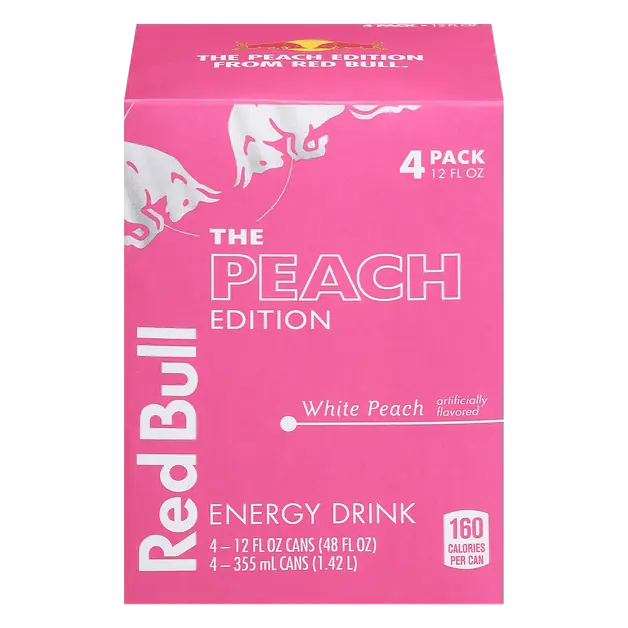 The Summer Edition White Peach Energy Drink - 4 pk