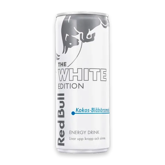 Red Bull White Edition Kokos blåbärs Energidryck