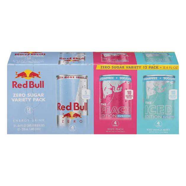 Zero Sugar Energy Drink Variety Pack - 12 pk
